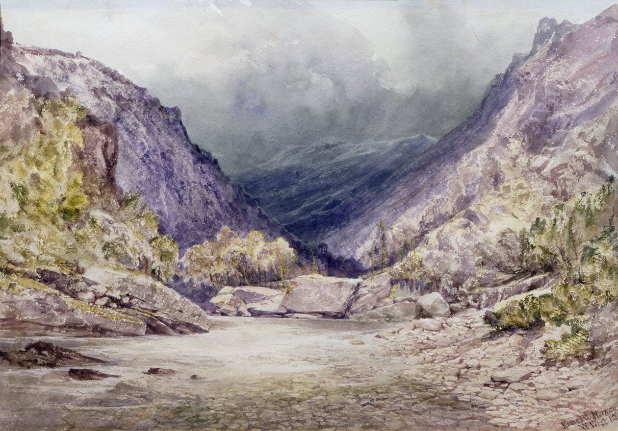 रोम्स्डल, नॉर्वे, 1850 द्वारा विलियम वेस्ट