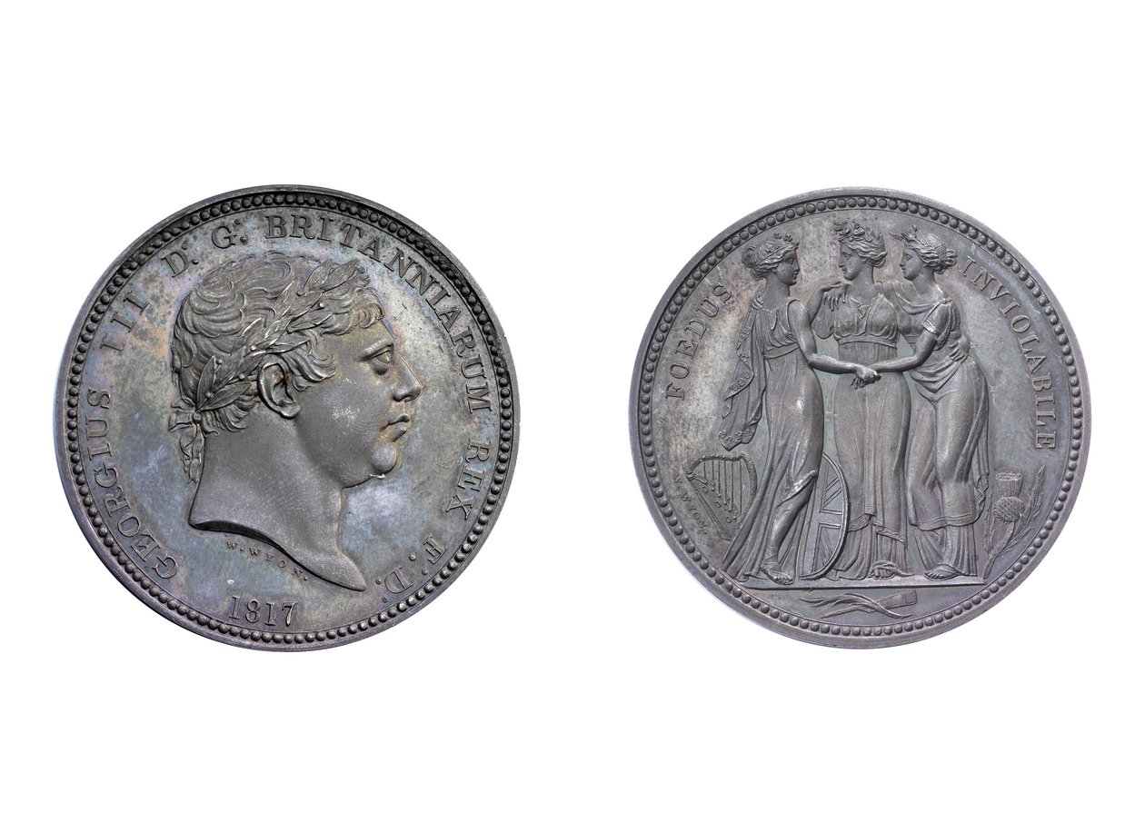 तीन ग्रेड पैटर्न मुकुट, 1817 (धातु) द्वारा विलियम व्यॉन