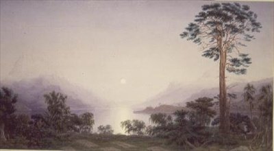 हाइलैंडर्स का दफन मैदान (जल रंग) द्वारा जोसेफ मैलॉर्ड विलियम टर्नर