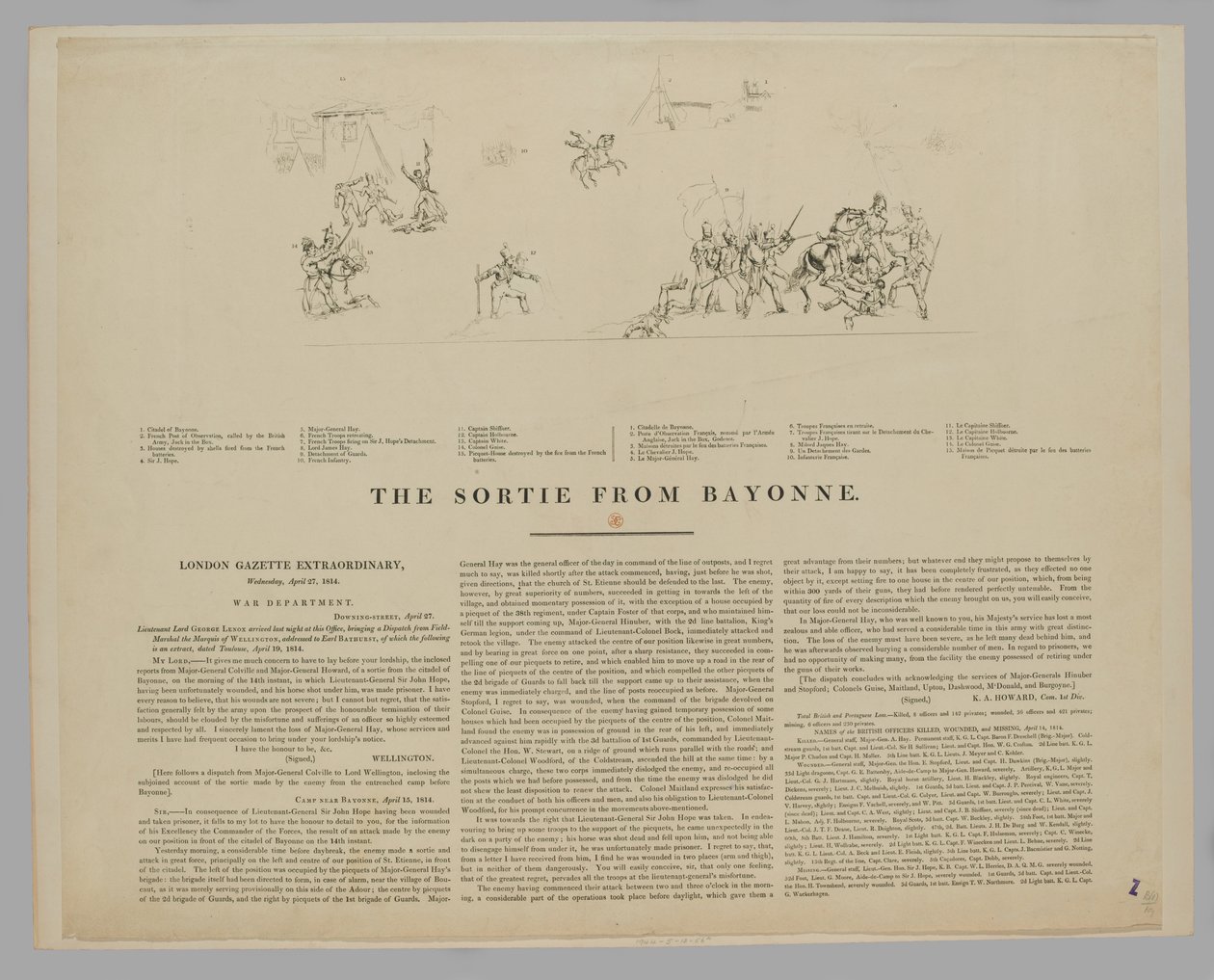 Bayonne . से उड़ान द्वारा विलियम (बाद में) हीथ