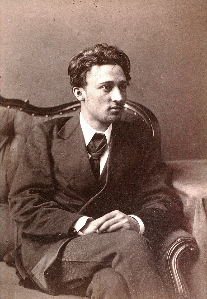 Vsevolod Garshin, रूसी लेखक, 1870 के दशक के उत्तरार्ध में द्वारा विलियम एंड्रीविच कैरिक