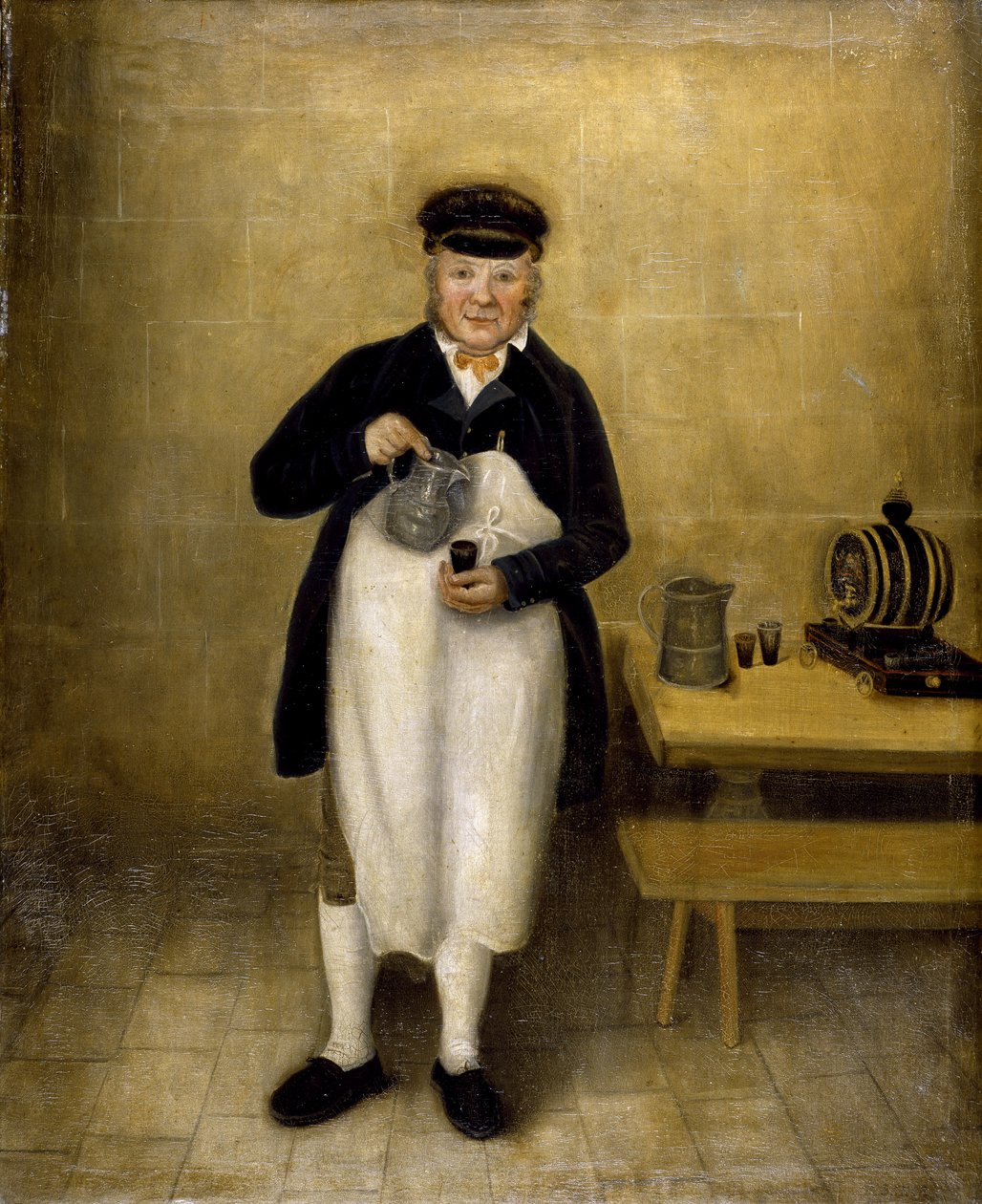 चैट्सवर्थ सेलरमैन का पोर्ट्रेट, c.1835 (बोर्ड पर तेल) द्वारा विलियम बेकर