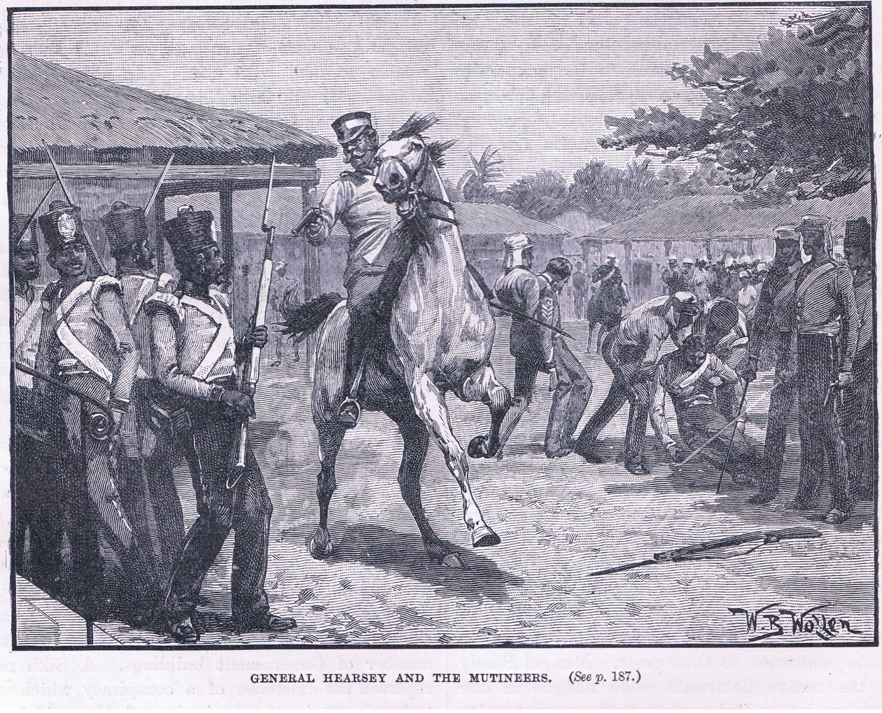 जनरल हेयर्स और विद्रोहियों 1857 ई द्वारा विलियम बार्न्स ऊन