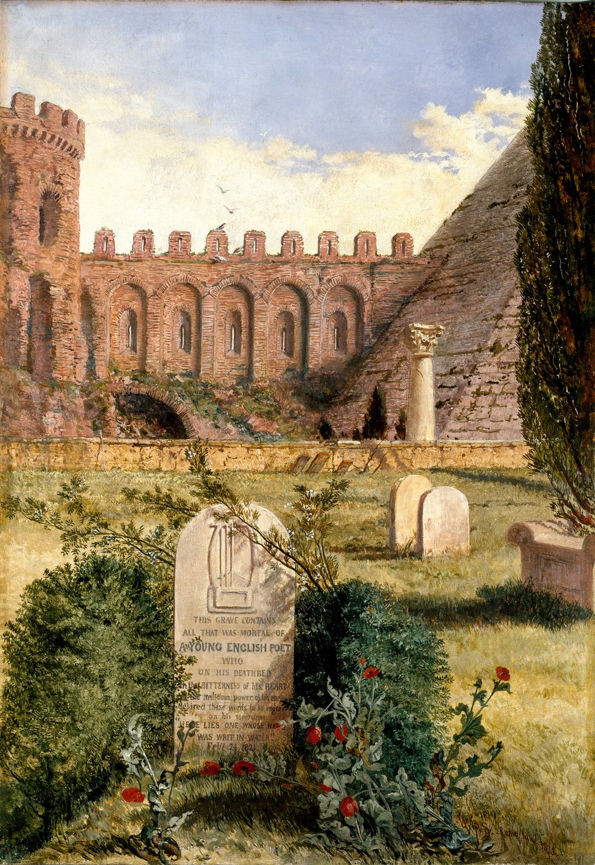 कीट्स ग्रेव, 1873 द्वारा विलियम बेल स्कॉट