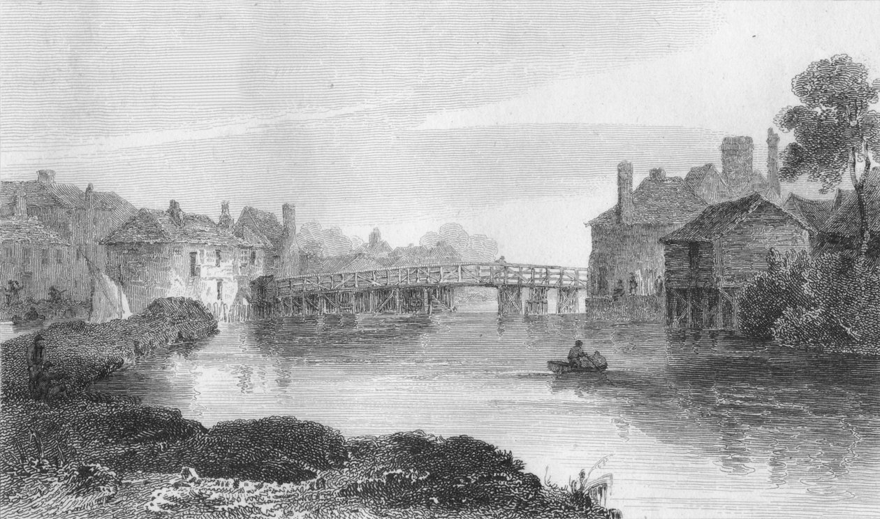 ईटन ब्रिज, 1809 द्वारा विलियम बर्नार्ड कुक