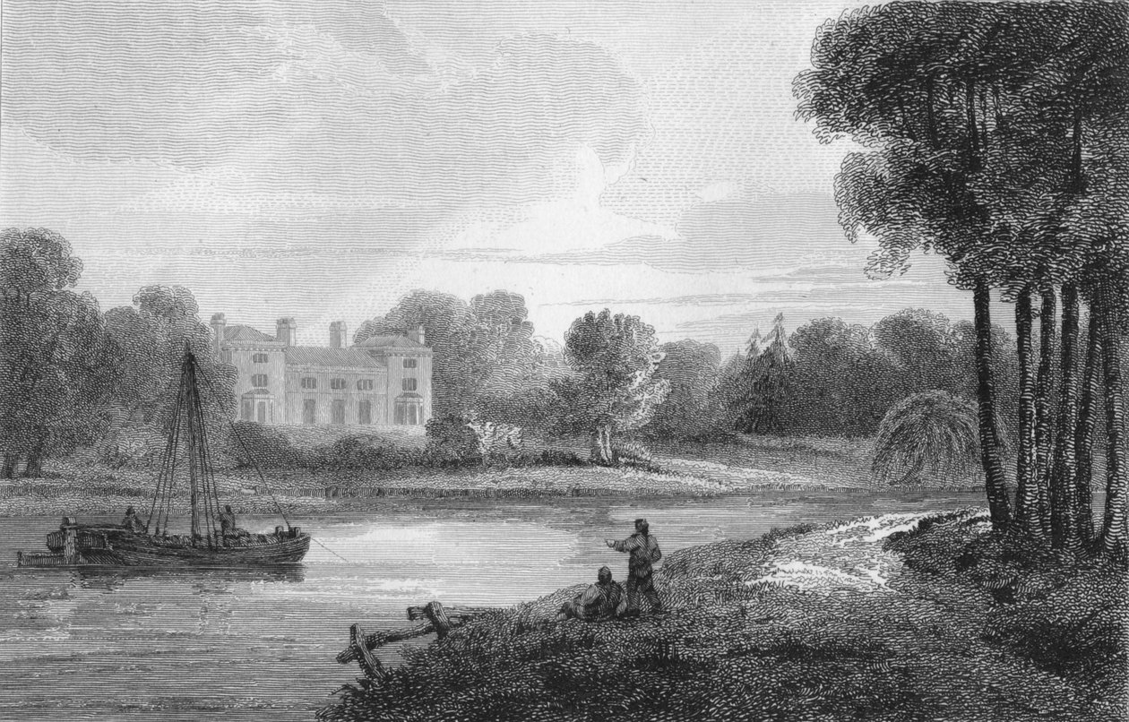 लेडी सुलिवंस विला, 1809 द्वारा विलियम बर्नार्ड कुक