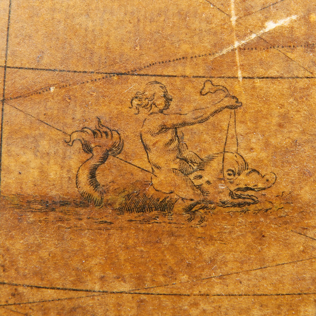 प्रारंभिक अंग्रेजी स्थलीय ग्लोब, c.1673 द्वारा विलियम बेरी