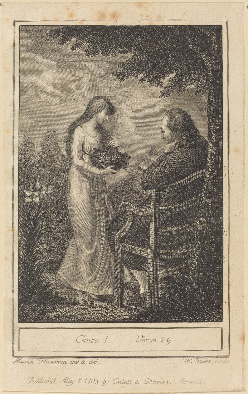 सर्ग I, पद 29, 1803। द्वारा विलियम ब्लेक