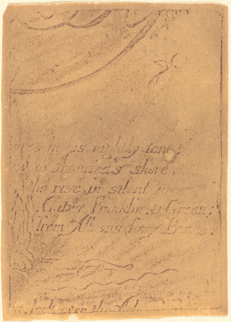 एक भविष्यवाणी, 1793 के लिए रद्द प्लेट के टुकड़े से प्रतिबंध। द्वारा विलियम ब्लेक
