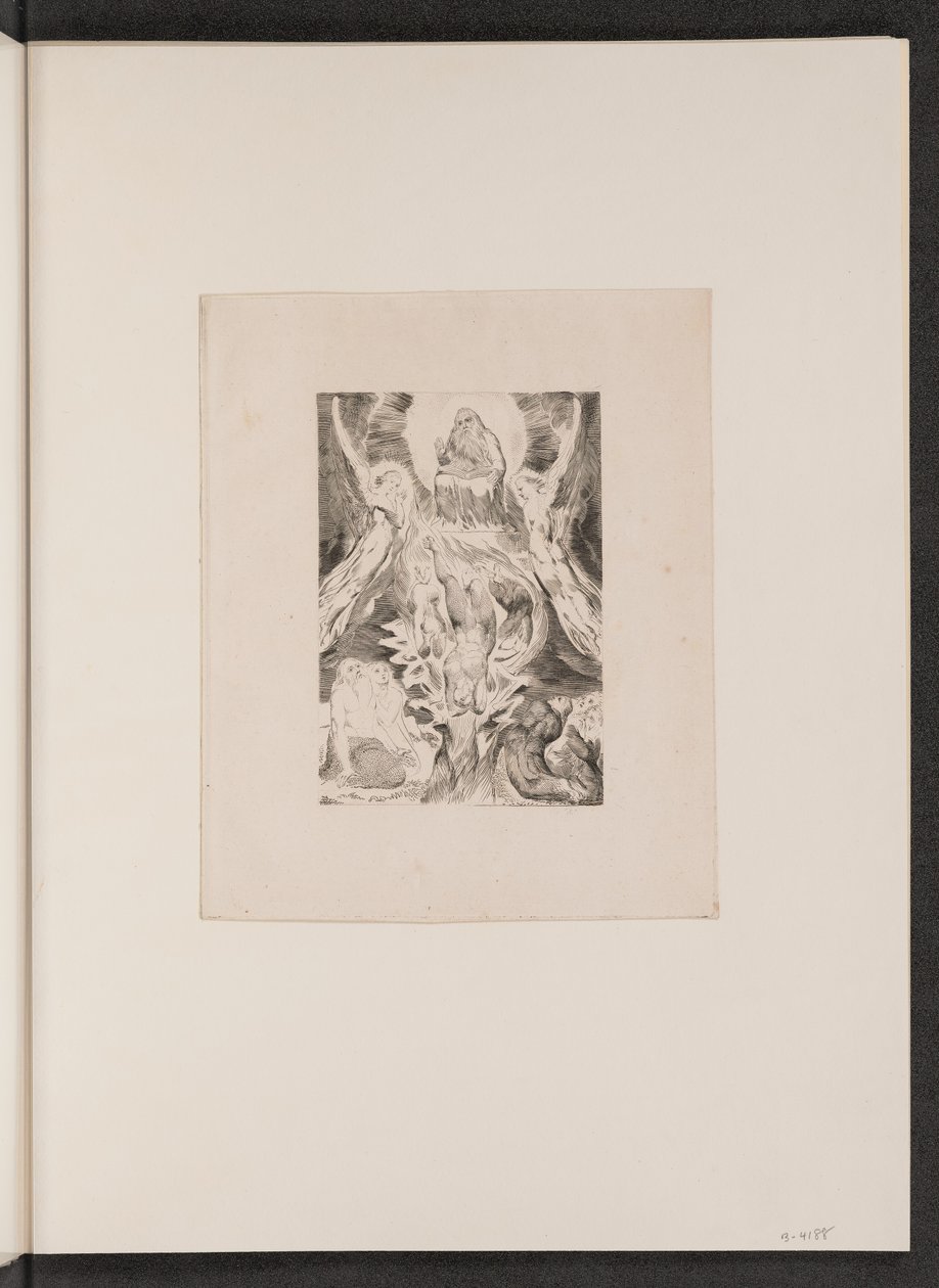 शैतान का पतन, 1825। द्वारा विलियम ब्लेक