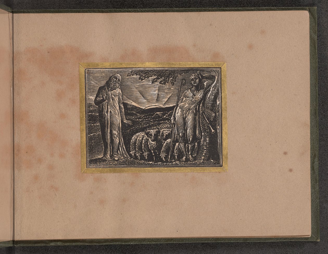 थेनोट और कॉलिनेट, 1821। द्वारा विलियम ब्लेक