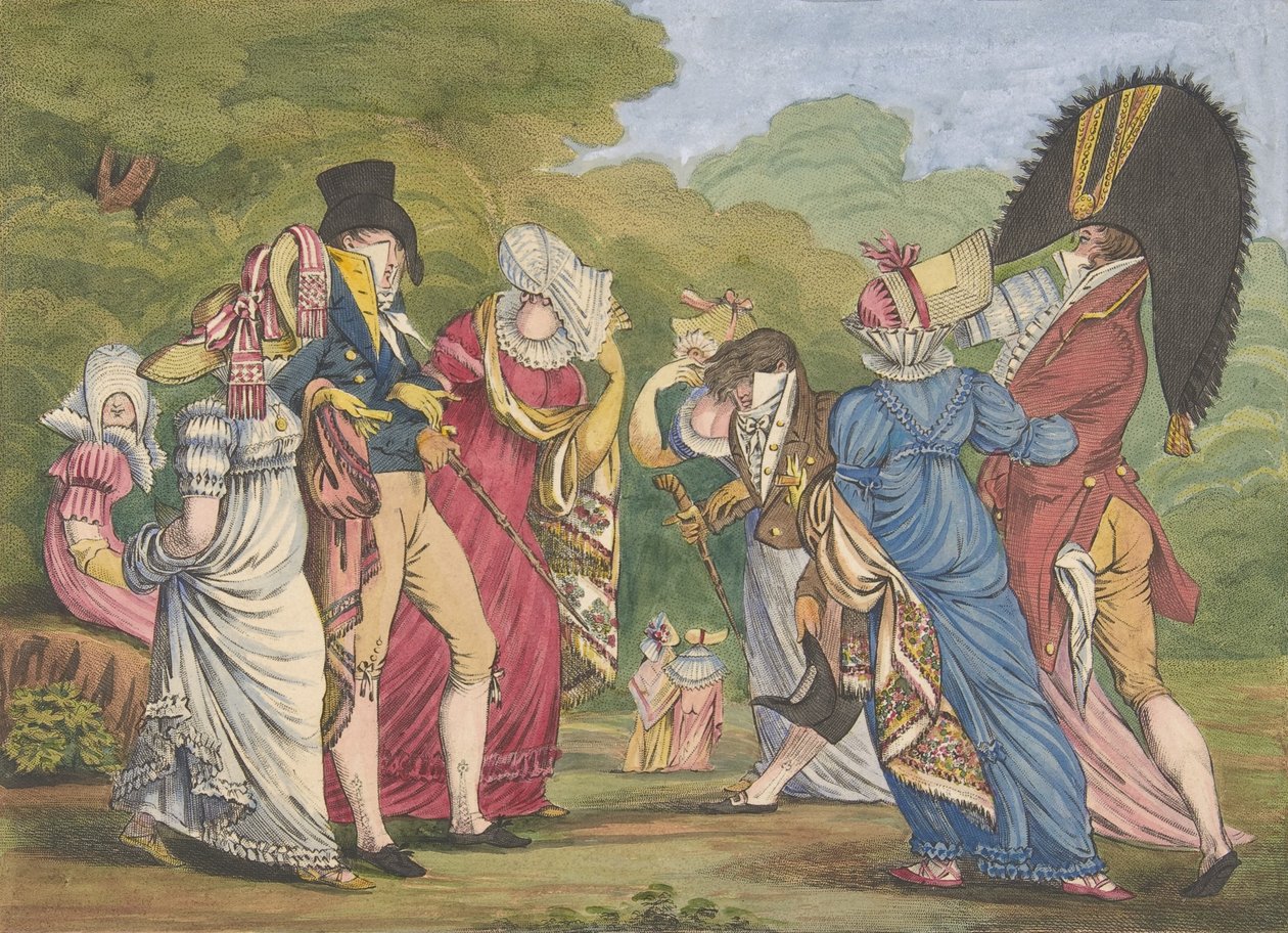लेस इनविजिबल्स द इनविजिबल ओन्स, 1810। द्वारा विलियम ब्रोकास
