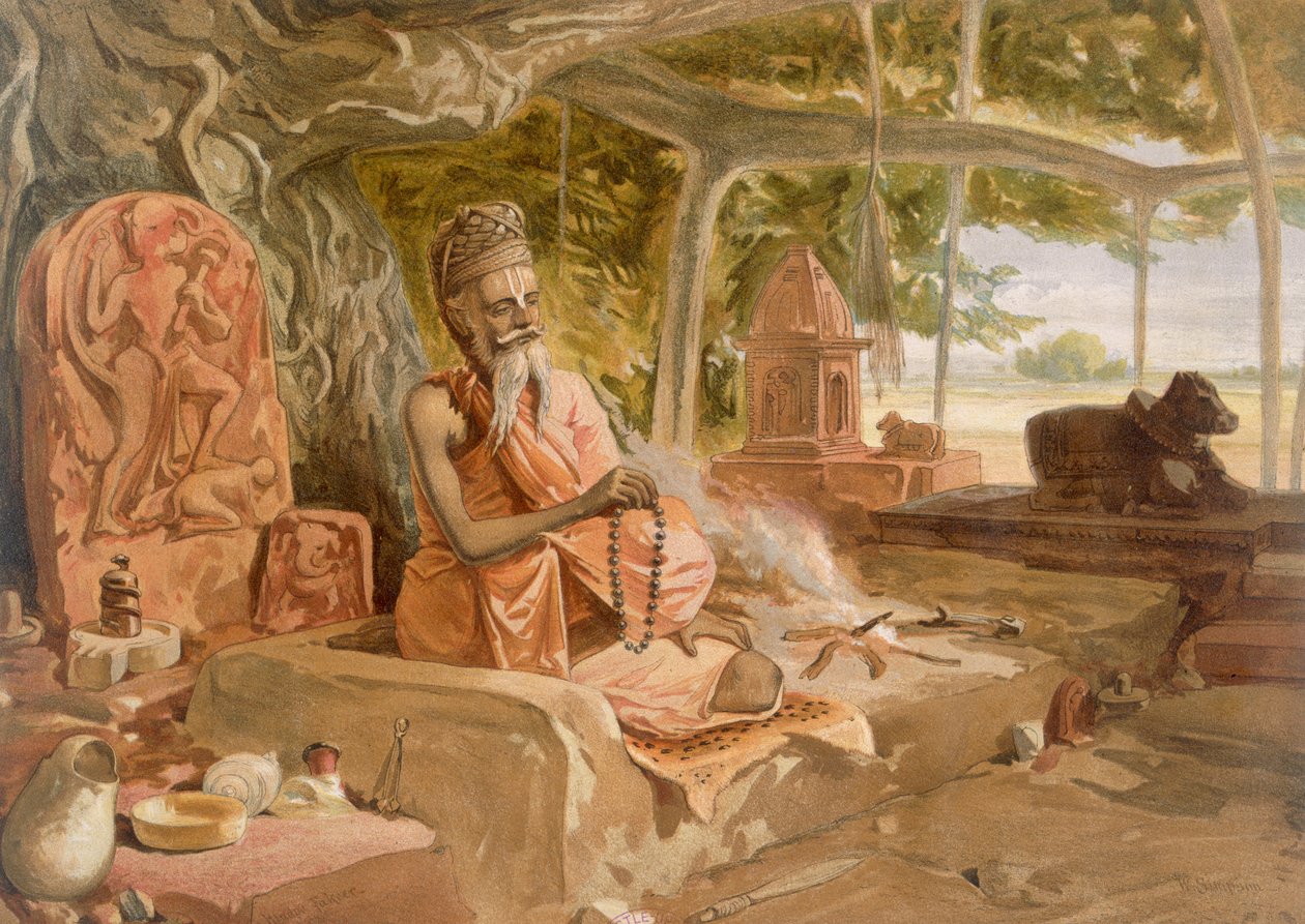 हिंदू फकीर, &39;इंडिया प्राचीन और आधुनिक&39;, 1867 से द्वारा विलियम क्रीमिया सिम्पसन