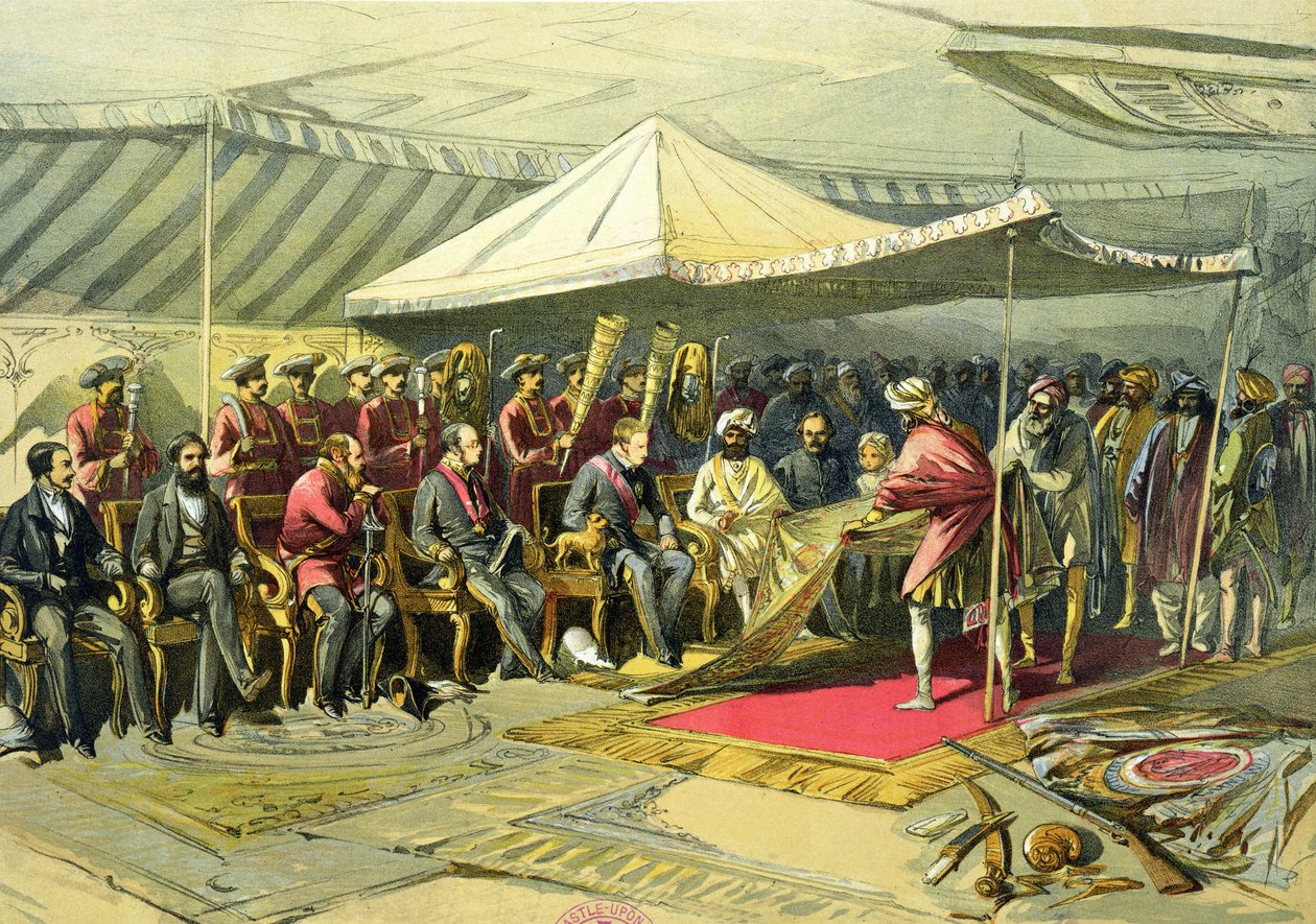 कैशियर, 1863 (क्रोमोलिथो) के महाराज के लिए वायसराय की वापसी यात्रा द्वारा विलियम क्रीमिया सिम्पसन