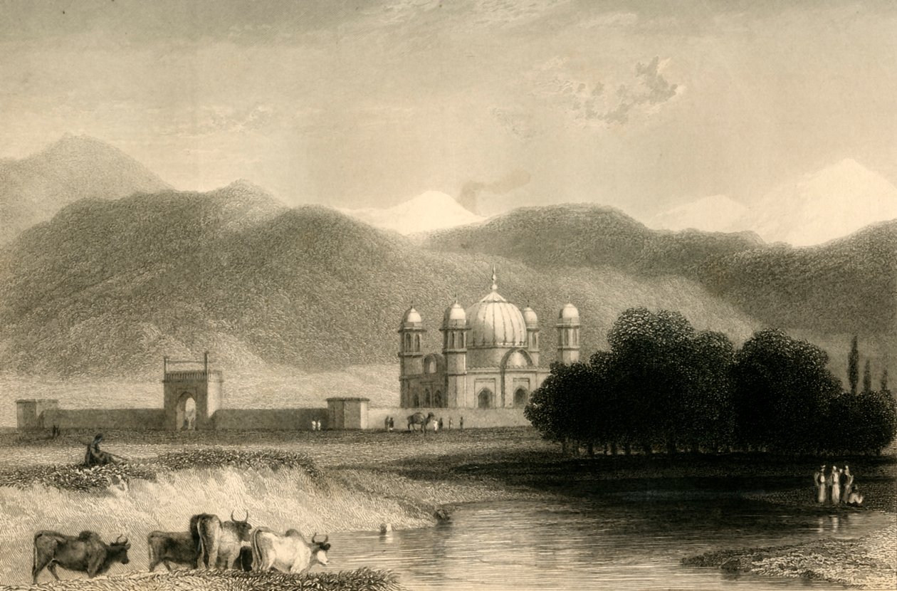 1835 में नजीबाबाद, रोहिलकुंड में। द्वारा विलियम डेनियल