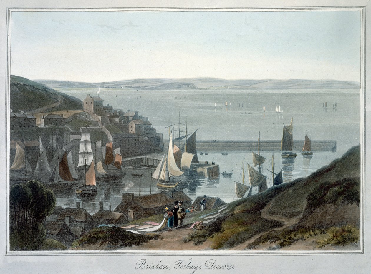 ब्रिक्सहैम, टोरबे, डेवोन, 1825 द्वारा विलियम डेनियल