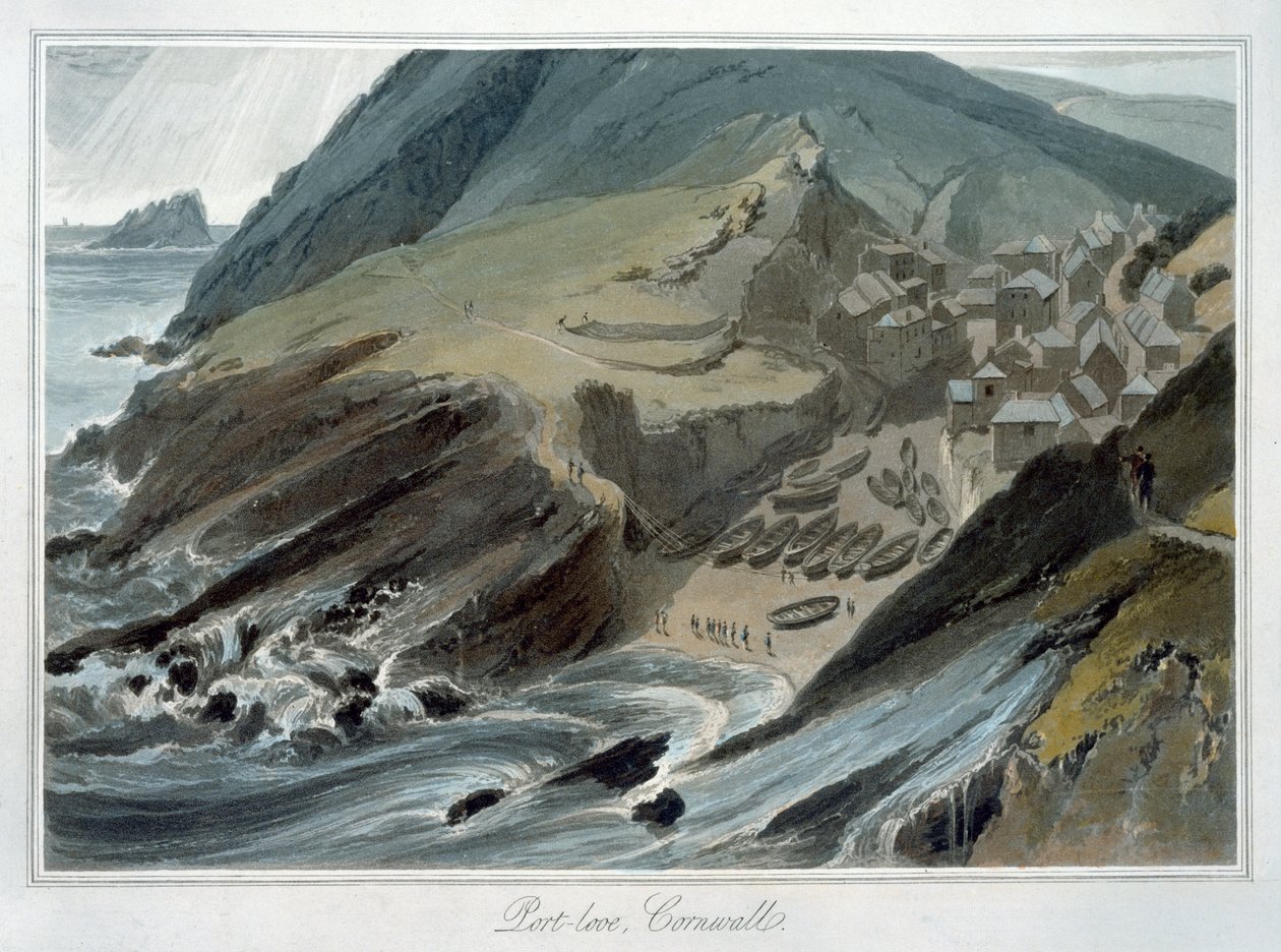 पोर्ट लू, कॉर्नवाल, 1814-1825 द्वारा विलियम डेनियल