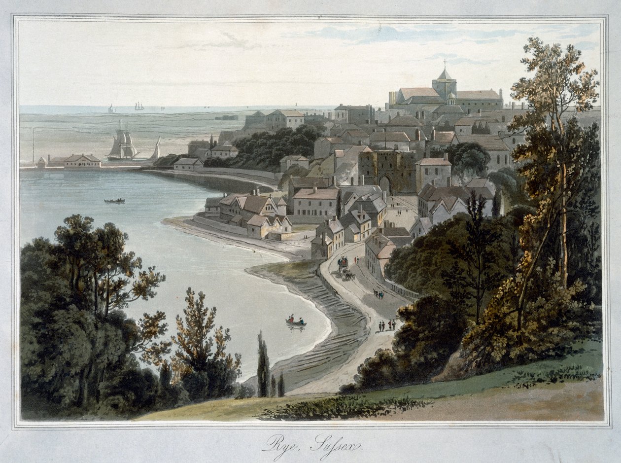 राई, ससेक्स, 1823 द्वारा विलियम डेनियल