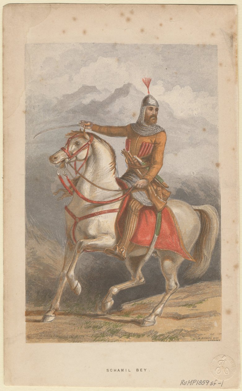 Imam Shamil 1797-1871 द्वारा विलियम डिकेस