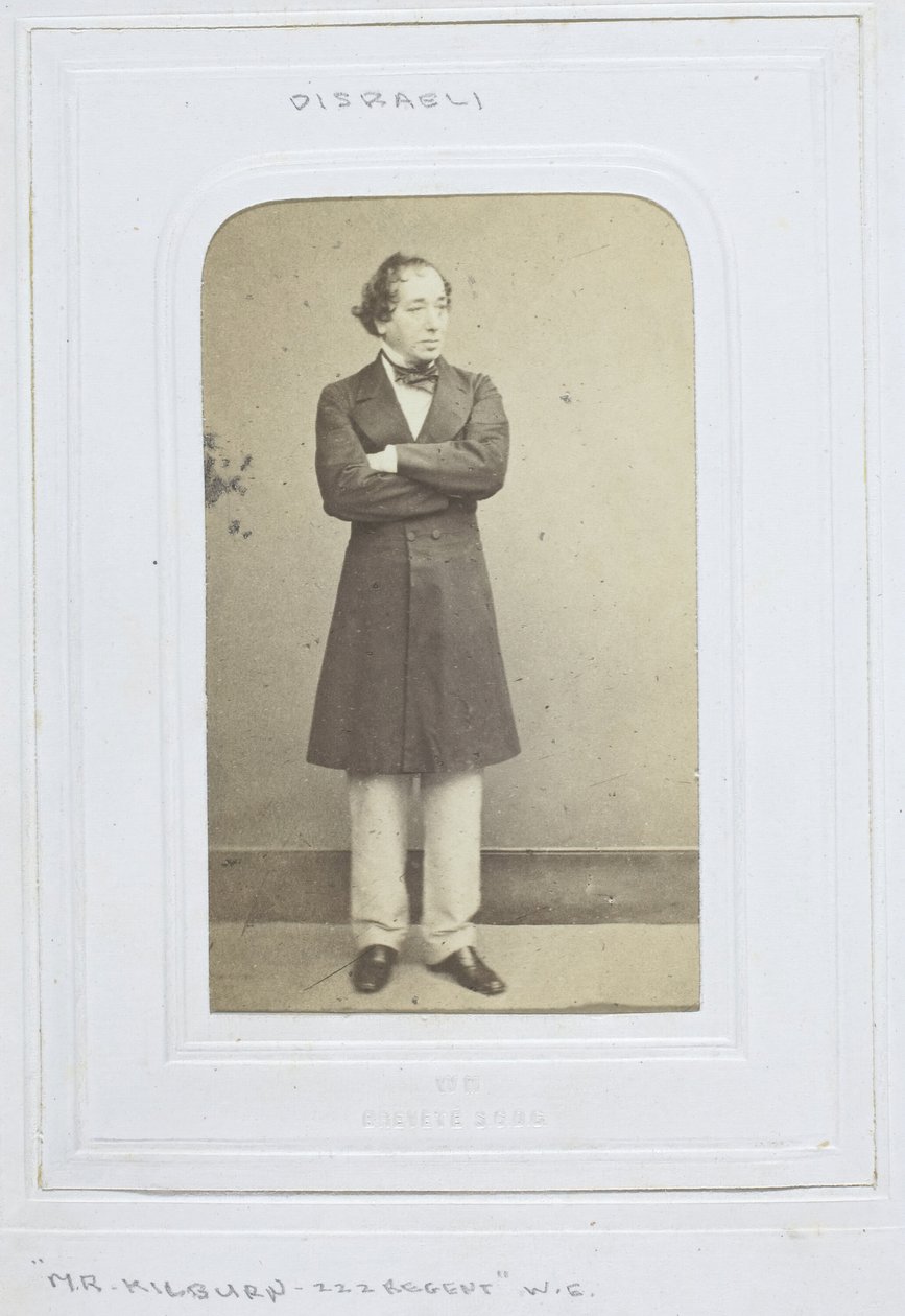 बेंजामिन डिसरायली, 1860-69। द्वारा विलियम एडवर्ड किलबर्न