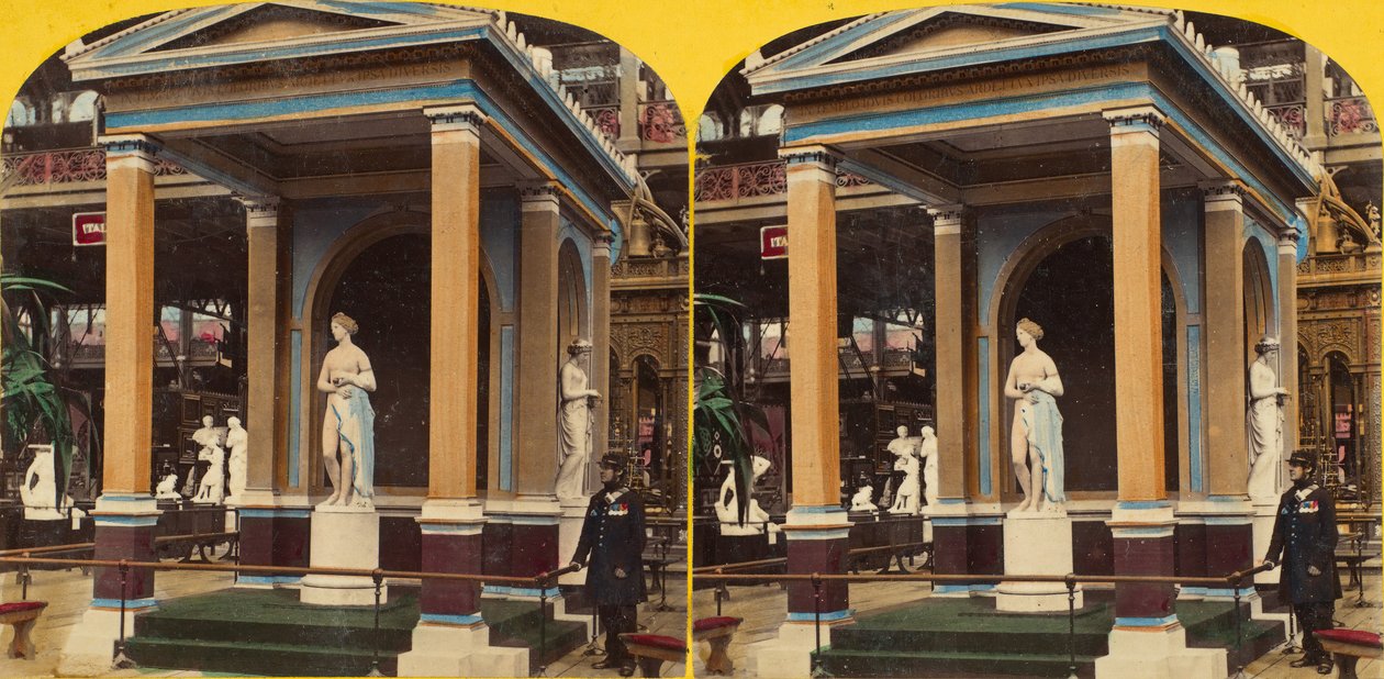 1862, 1862 की अंतर्राष्ट्रीय प्रदर्शनी के 86 स्टीरियोग्राफिक दृश्य। द्वारा विलियम इंग्लैंड