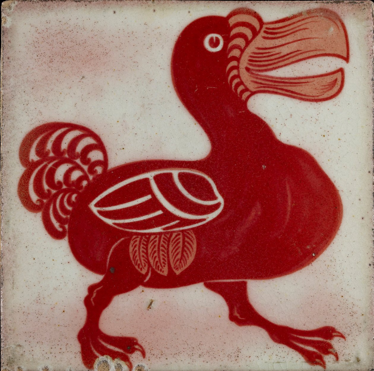 डोडो के साथ टाइल, 1882-1888 द्वारा विलियम फ़्रेंड डी मॉर्गन