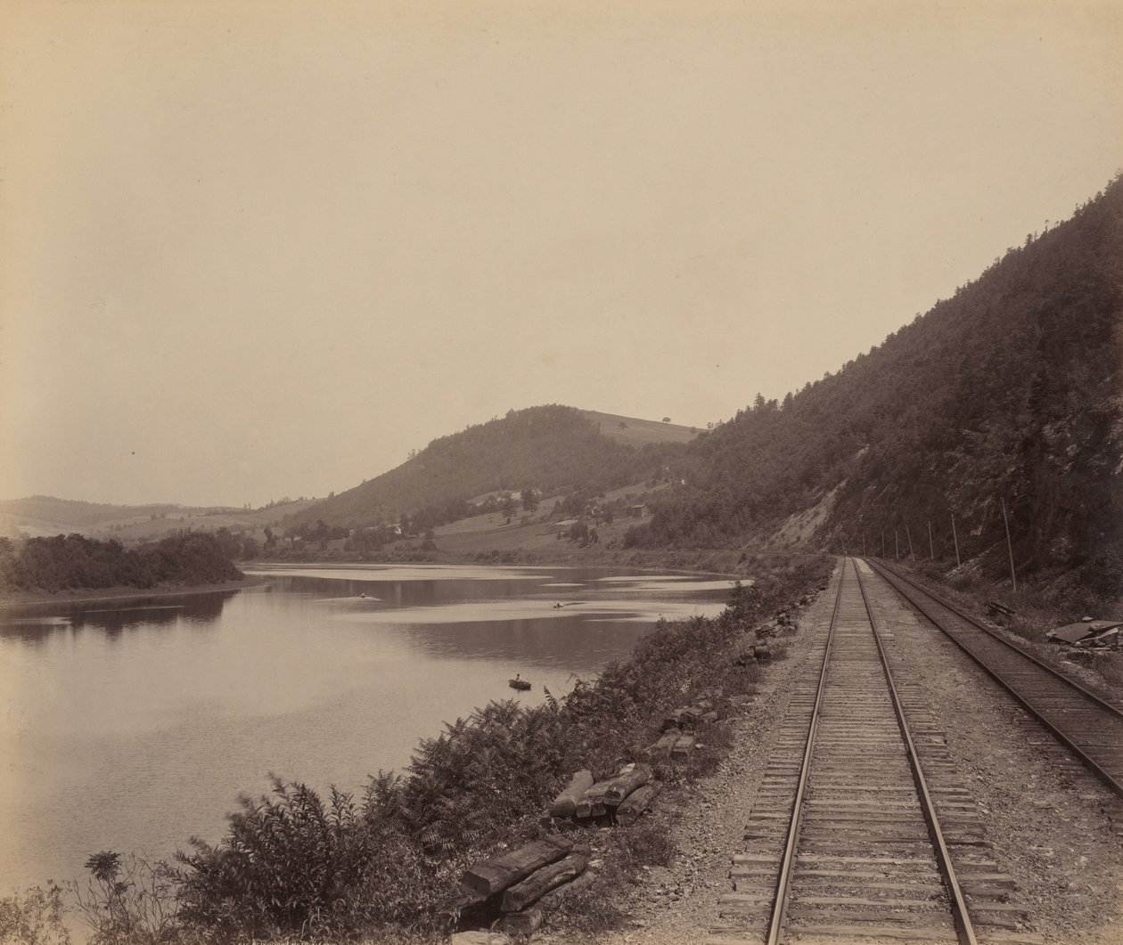 एलन के पास रेड रॉक्स, c. 1895. द्वारा विलियम एच रौस