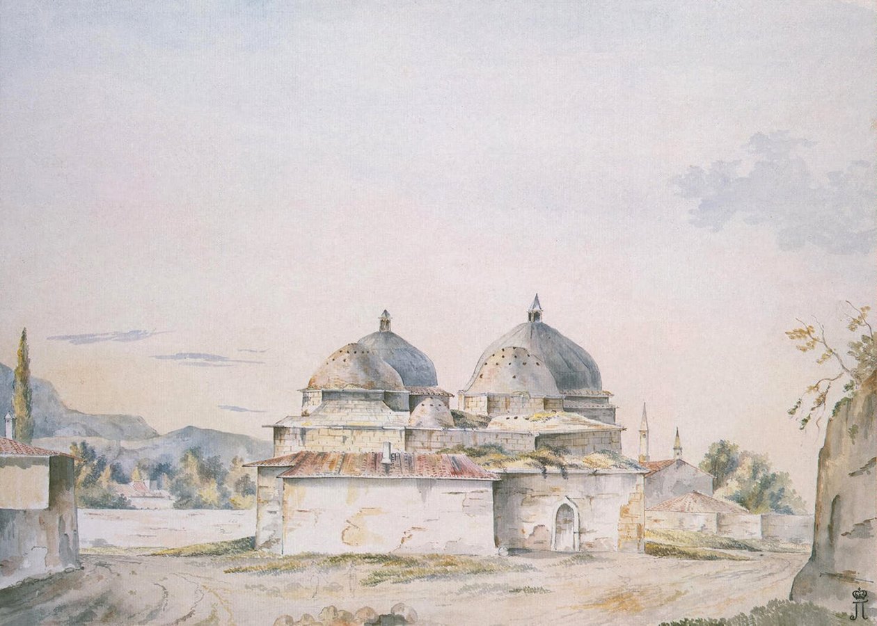 1787 में बच्छकिसराय में स्नान द्वारा विलियम हेडफील्ड