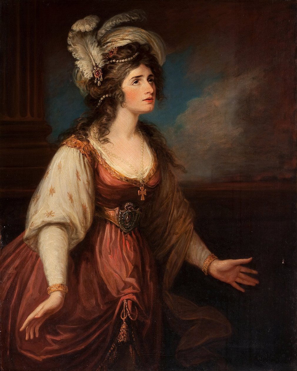 हैमिल्टन, विलियम (1751-1801) द्वारा सारा सिडन्स (1755-1831) अल ज़ारा का पोर्ट्रेट। कैनवास पर तेल, सीए 1784। आयाम: 127x101,6 सेमी। निजी संग्रह द्वारा विलियम हैमिल्टन