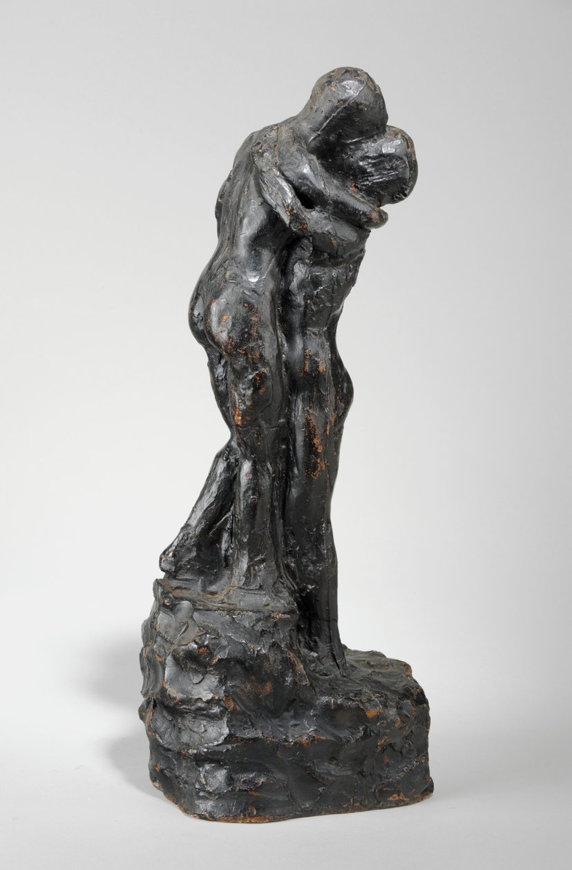 चुंबन, c.1916 (पेंट प्लास्टर) के लिए Maquette (भी 440,229 देखें) द्वारा विलियम हैमो थॉर्नक्रॉफ्ट