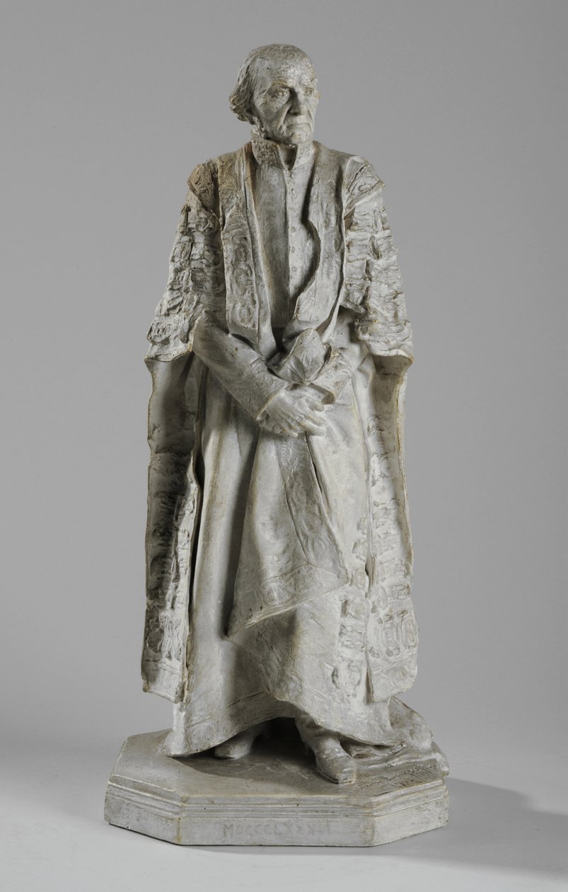 लंदन, द स्ट्रैंड पर विलियम एवर्ट ग्लैडस्टोन की प्रतिमा के लिए Maquette, c.1905 द्वारा विलियम हैमो थॉर्नक्रॉफ्ट