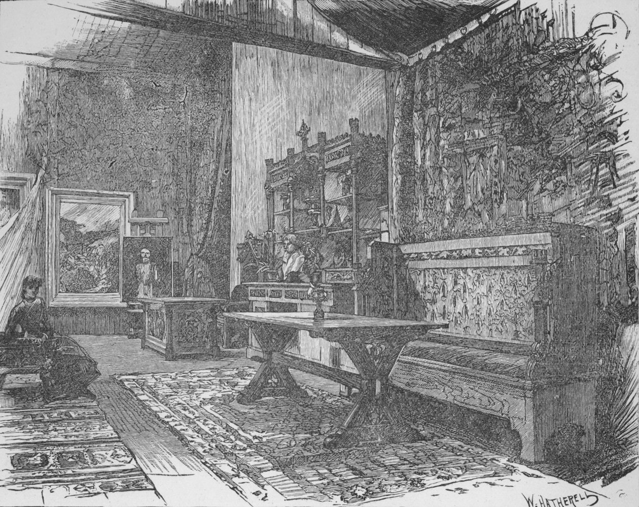 प्रोवेंस स्टूडियो, 1890 द्वारा विलियम हैथेरेल्ल