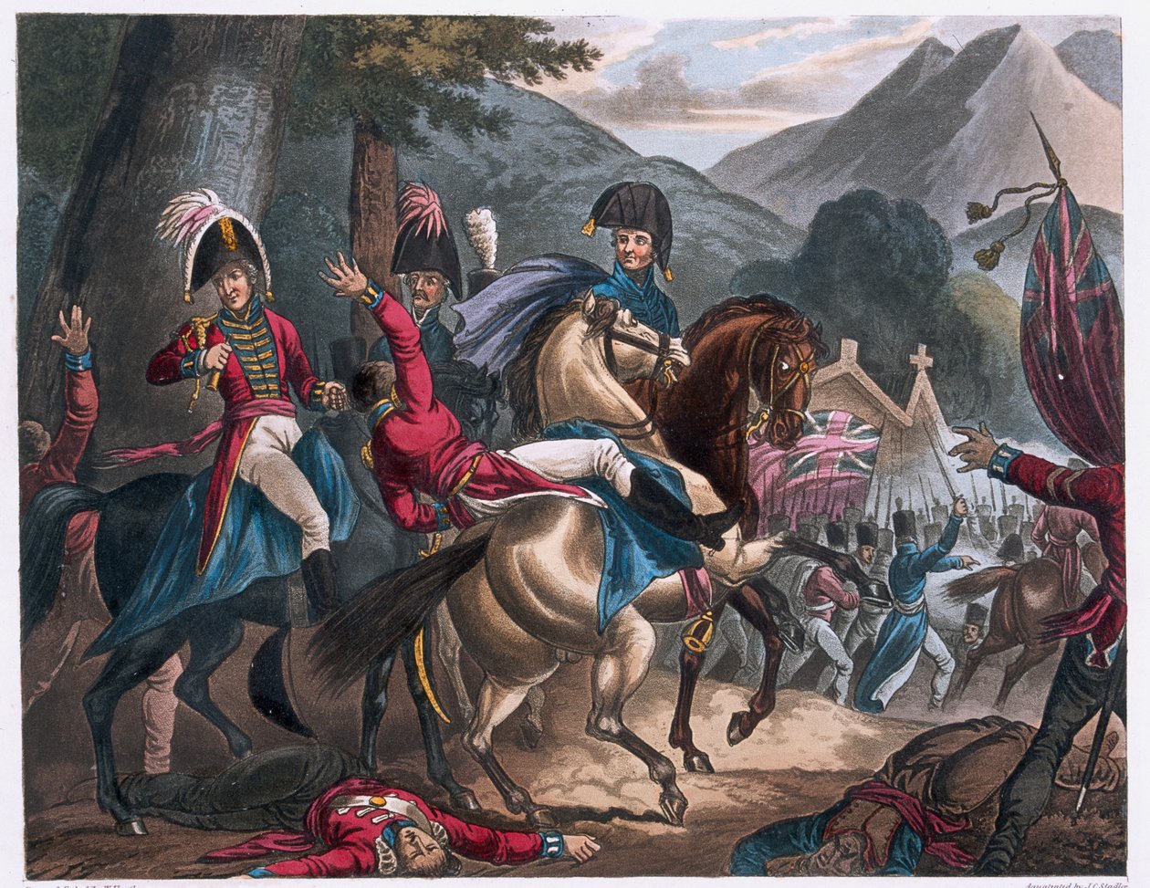 1813 के सोरौरेन गांव के पास लड़ाई द्वारा विलियम हीथ