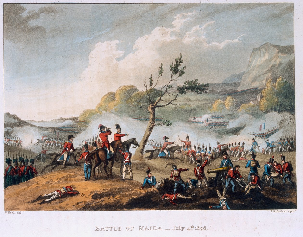 मेडा की लड़ाई, 4 जुलाई 1806 द्वारा विलियम हीथ