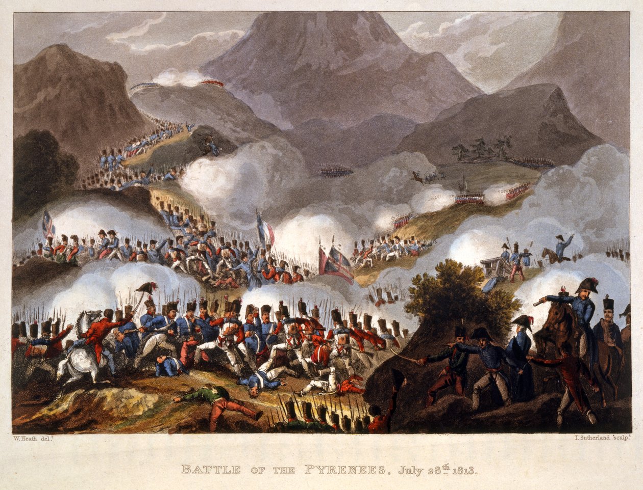 28 जुलाई 1813 को पबीनरों की लड़ाई, पब लंदन 1815 द्वारा विलियम हीथ