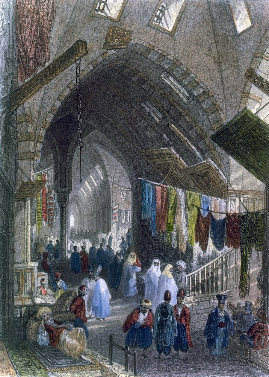 Tchartchi में एक दृश्य, c.1850 द्वारा विलियम हेनरी बार्टलेट