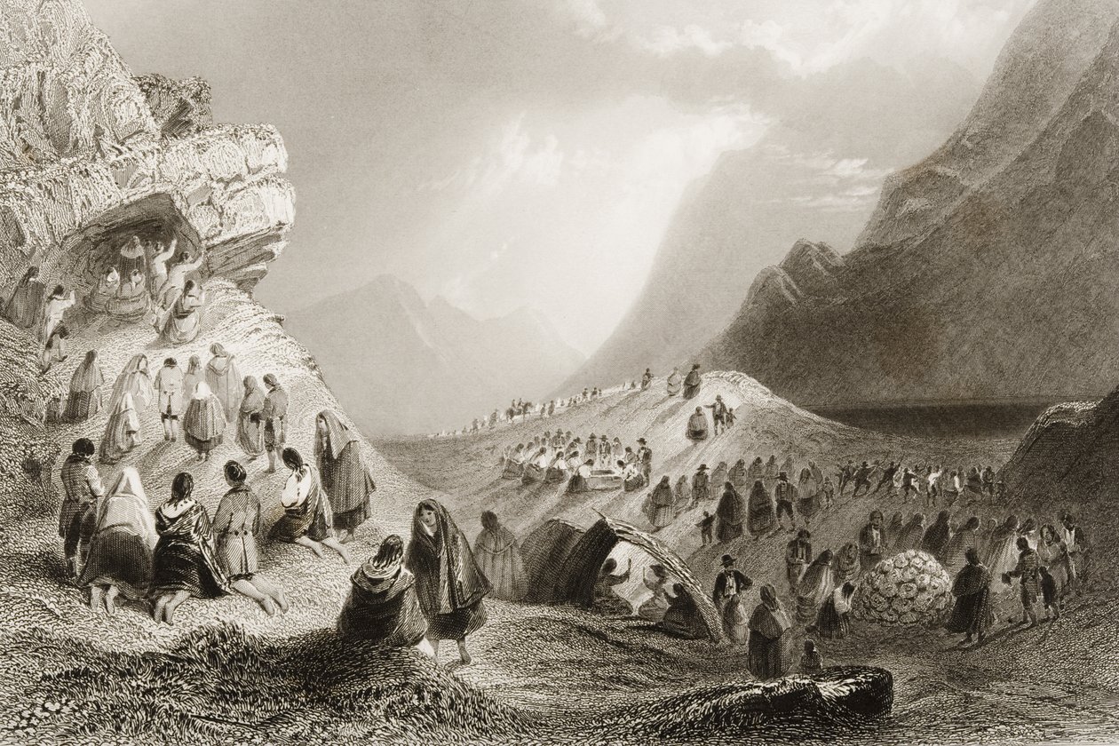 जॉर्ज पुण्य, 1860 के दशक के &39;दृश्यों और प्राचीन वस्तुओं&39; से, होलीवेल, कोनीमारा, काउंटी गॉलवे, आयरलैंड का दौरा द्वारा विलियम हेनरी बार्टलेट