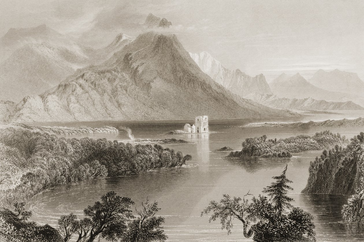 जॉर्ज पुण्य, 1860 के दशक के &39;दृश्यों और प्राचीन वस्तुओं से&39; द्वारा विलियम हेनरी बार्टलेट