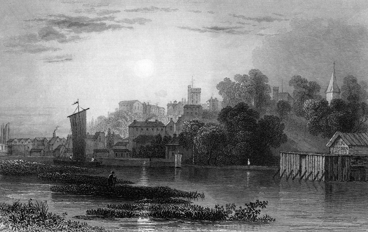 माल्डोन, एसेक्स, हेनरी एडलार्ड द्वारा उत्कीर्ण, 1831 द्वारा विलियम हेनरी बार्टलेट