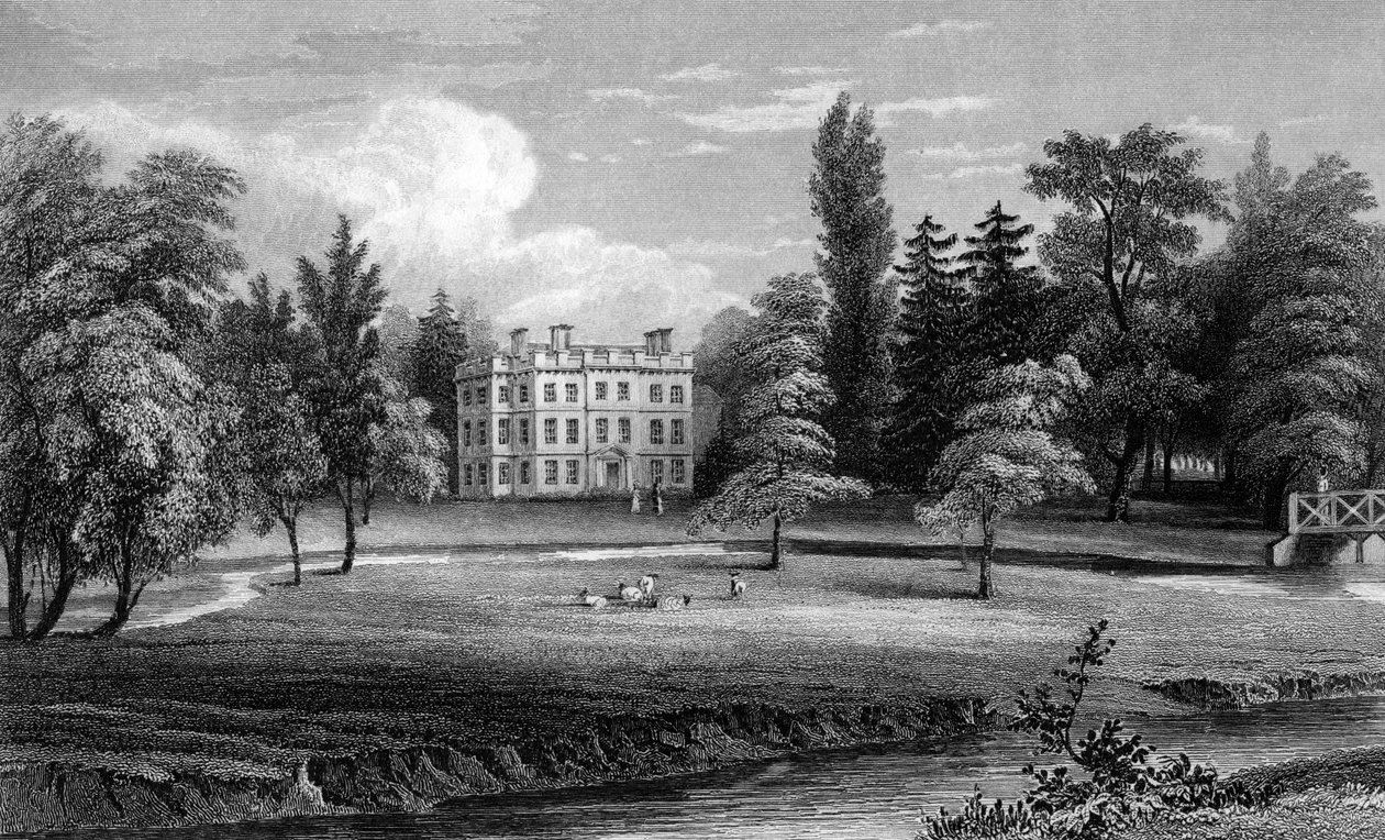 1832 में विलियम टॉम्बल्सन द्वारा उत्कीर्ण, राइट लॉज, एसेक्स द्वारा विलियम हेनरी बार्टलेट
