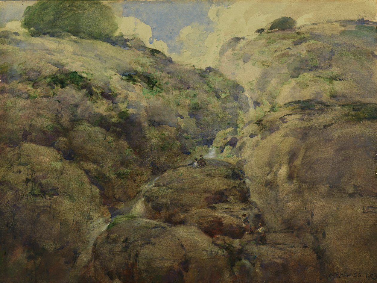 माउंटेन गॉर्ज, कोलोराडो, 1923। द्वारा विलियम हेनरी होम्स