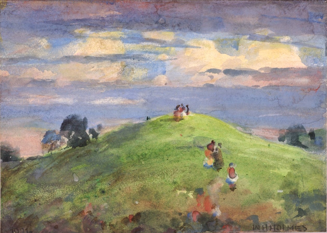 सनसेट हिल पर, 1926, 1926। द्वारा विलियम हेनरी होम्स