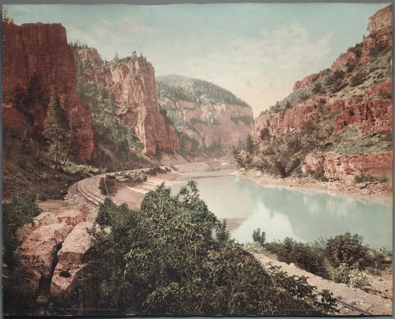 इको क्लिफ्स, ग्रैंड रिवर कैनियन, 1890s। द्वारा विलियम हेनरी जैक्सन