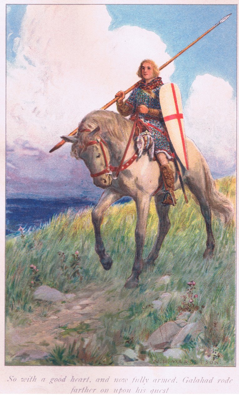 इसलिए अच्छे दिल के साथ, और पूरी तरह से सशस्त्र, गलाहड़ अपनी खोज पर आगे बढ़े द्वारा विलियम हेनरी मार्गेसन