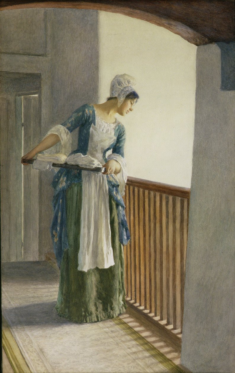 कपड़े धोने का मैदान, c.1920 द्वारा विलियम हेनरी मार्गेसन