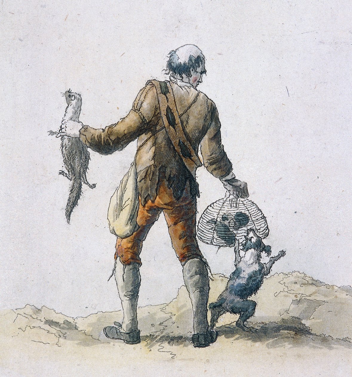 एक चूहा पकड़ने वाला, प्रांतीय वर्ण, 1804 द्वारा विलियम हेनरी Pyne