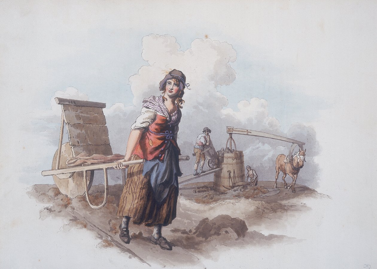 ईंट निर्माता, 1808 द्वारा विलियम हेनरी Pyne