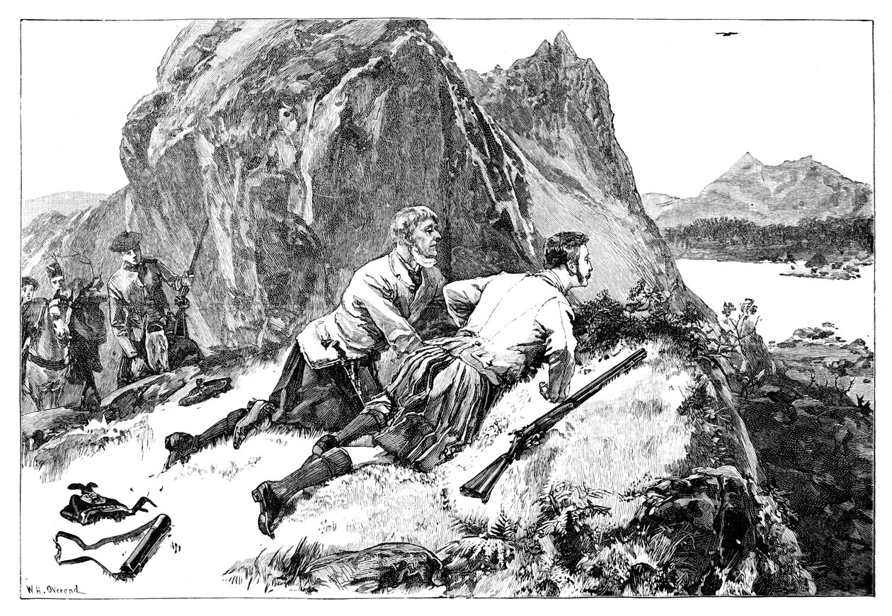 प्रिंस अल्बर्ट डीस्ट्राल्किंग, सी 1840, 1900। द्वारा विलियम हेशम ओवरेंड