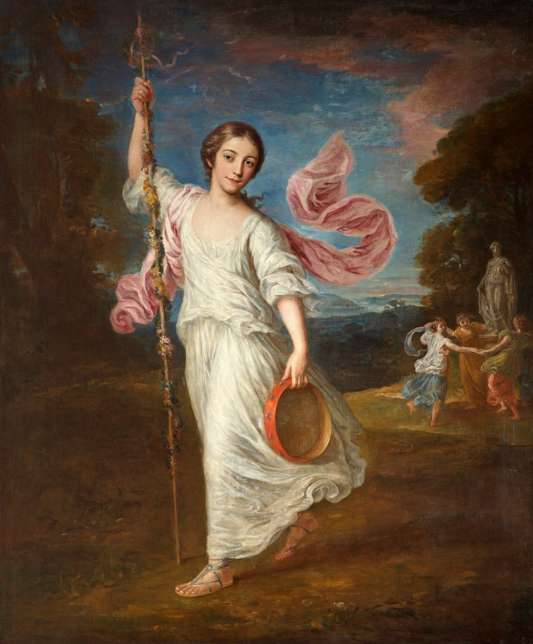 लेडी एमिली केर एक बच्चन के रूप में, c.1770 द्वारा विलियम होरे