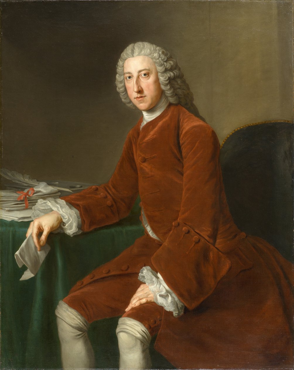 विलियम पिट, बाद में चैथम का पहला अर्ल (1708-1778), लगभग 1754 (कैनवास पर तेल) द्वारा विलियम होरे